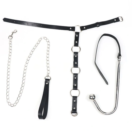 Leash EverydayUse 5853 Kinky Collar Hook with and Anal 0727